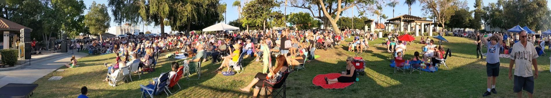 Concerts in the Park 2019 - Alley Cats Panoramic 2